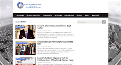 Desktop Screenshot of foreignpolicy.org.tr