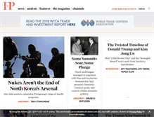 Tablet Screenshot of foreignpolicy.com